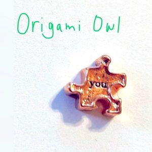 Origami Owl you / me puzzle pice charm